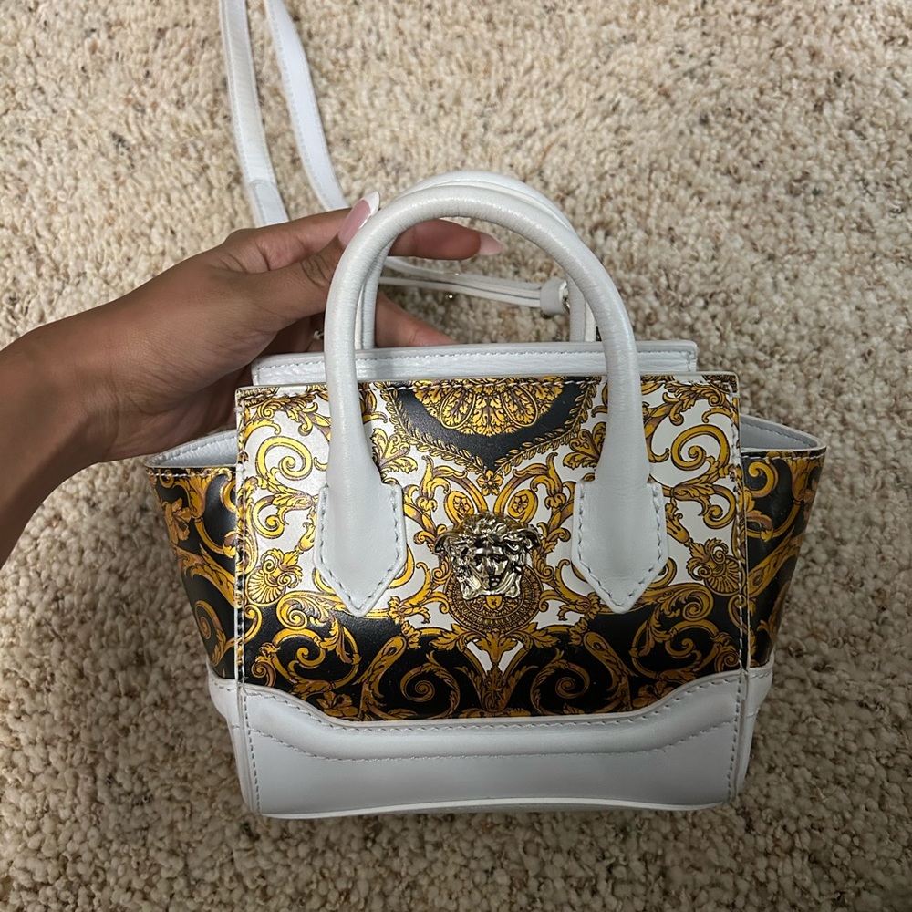 Versace white crossbody
